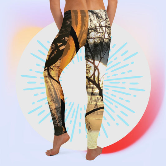 Sunset Goddess Low Rise Leggings